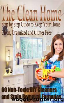 The Clean Home: Step by Step Guide to Keep Your Home Clean, Organized and Clutter Free;Declutter Your Life and Home;60 Non-Toxic DIY Cleaners and Stain Removal Formulas by ADISH Books