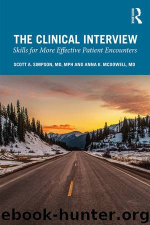 The Clinical Interview by Simpson Scott A. & McDowell Anna K