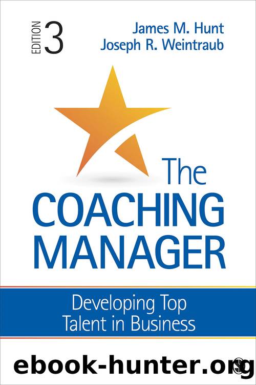 The Coaching Manager by James M. Hunt & Joseph R. Weintraub