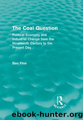 The Coal Question (Routledge Revivals) by Fine Ben;