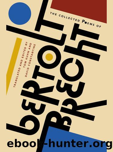 The Collected Poems of Bertolt Brecht by Bertolt Brecht