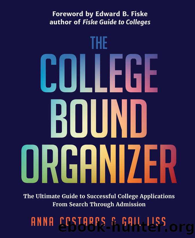The College Bound Organizer by Anna Costaras & Gail Liss