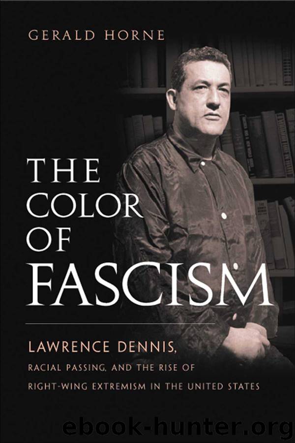 The Color of Fascism by Horne Gerald