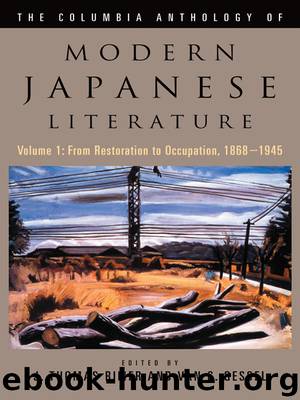The Columbia Anthology of Modern Japanese Literature by J. Thomas Rimer