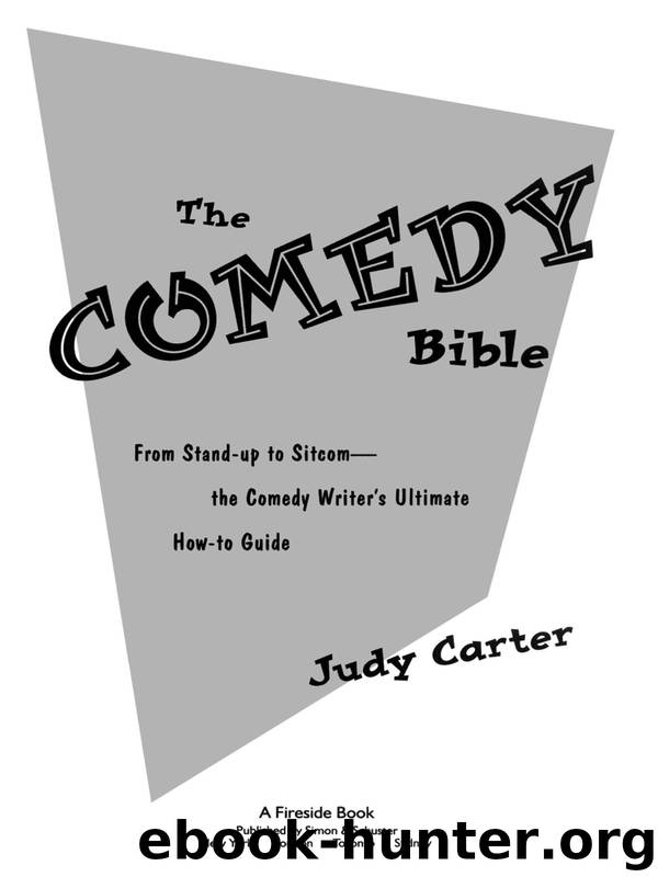 The Comedy Bible by Judy Carter