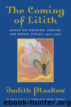 The Coming of Lilith by Judith Plaskow
