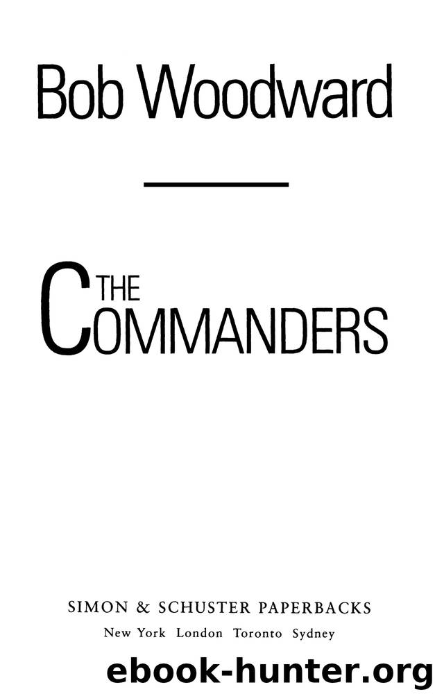 The Commanders by Bob Woodward