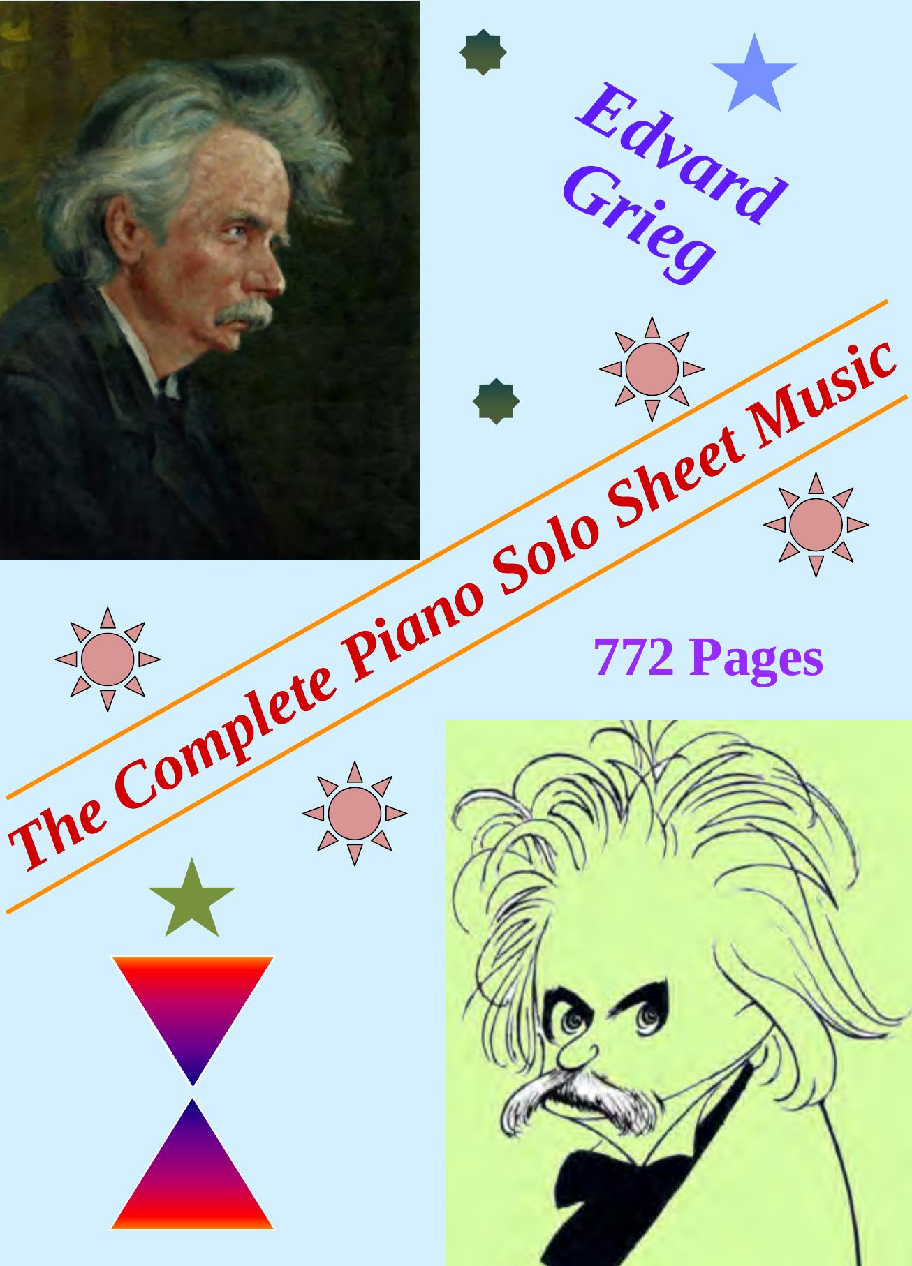The Complete (published) Sheet Music for Piano Solo by Grieg Edvard