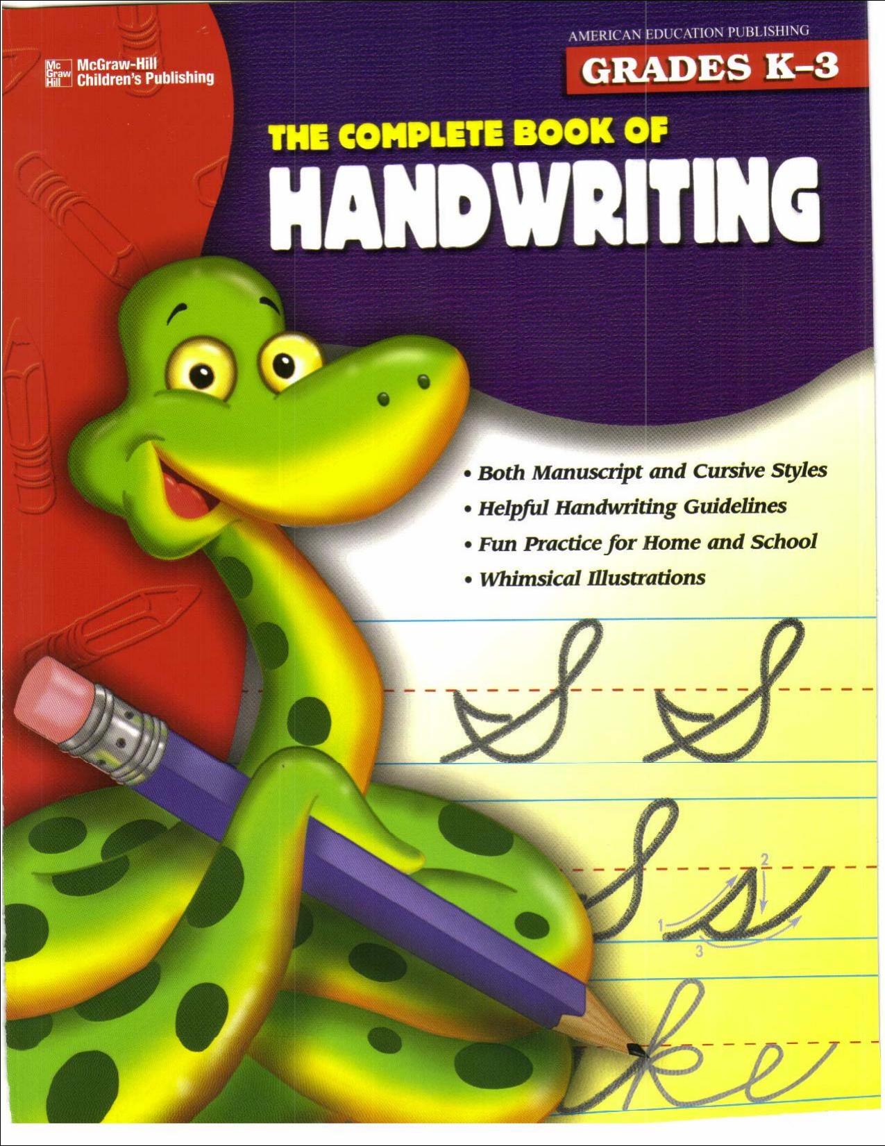 The Complete Book of Handwriting by American Education Publishing