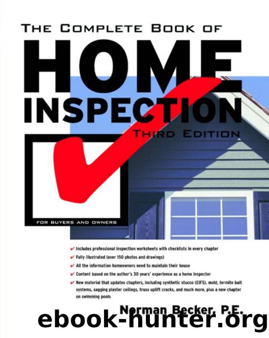 The Complete Book of Home Inspection, 3rd Edition by Norman Becker