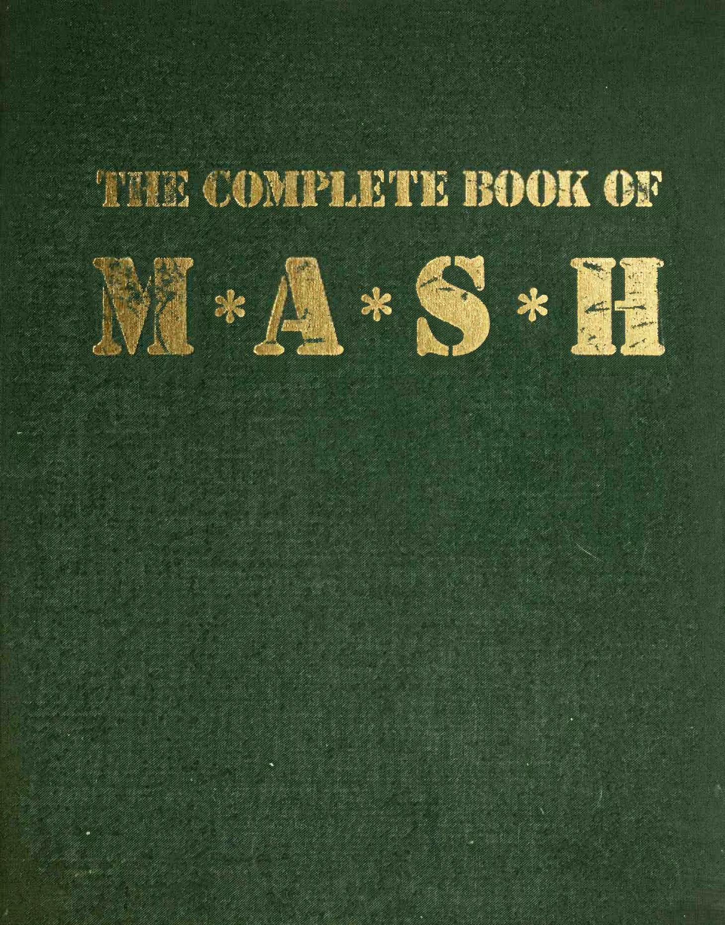 The Complete Book of M*A*S*H by Unknow