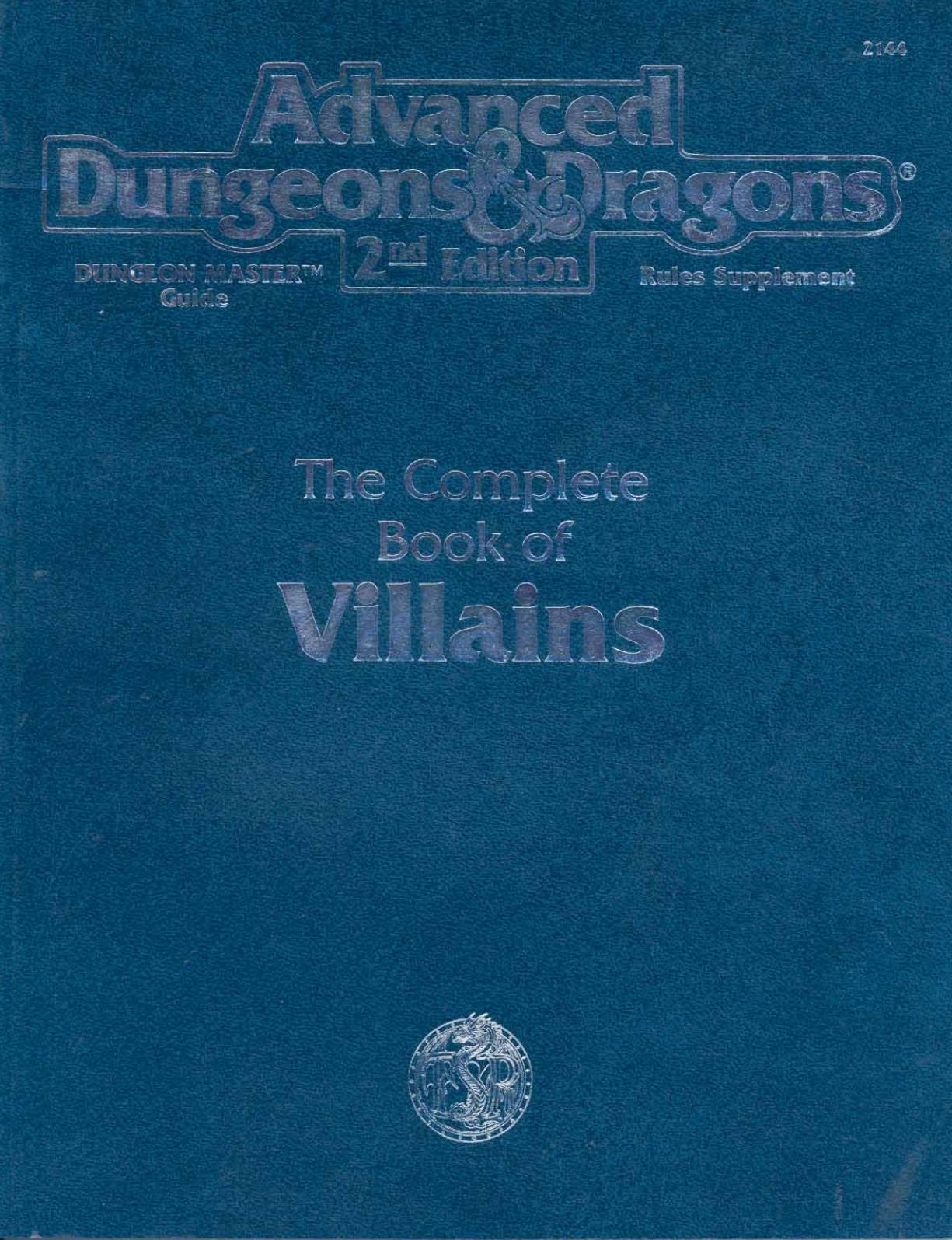 The Complete Book of Villains by 2nd Edition