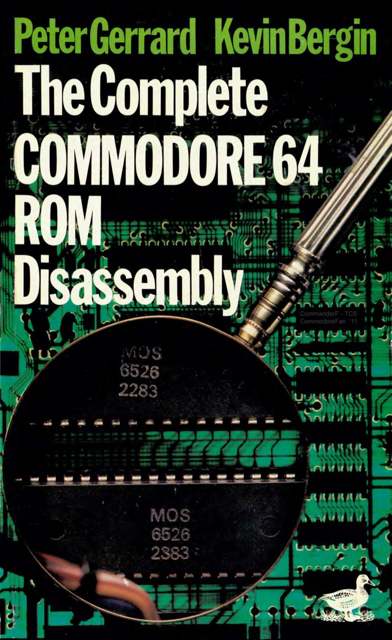The Complete COMMODORE 64 ROM Disassembly by Peter Gerard && Kevin Bergin
