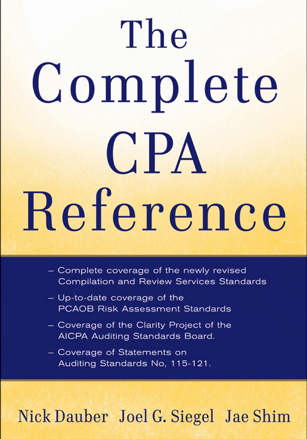 The Complete CPA Reference by Siegel