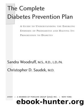 The Complete Diabetes Prevention Plan by Sandra Woodruff