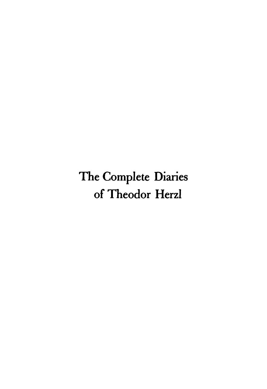The Complete Diaries of Theodor Herzl by Theodor Herzl; Raphael Patai; Harry Zohn