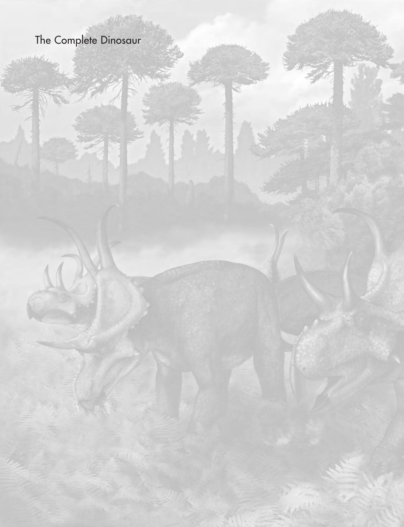 The Complete Dinosaur by Michael K. Brett-Surman; Thomas R. Holtz Jr.; James O. Farlow