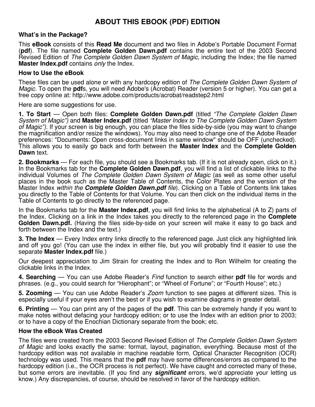 The Complete Golden Dawn System of Magic by Israel Regardie