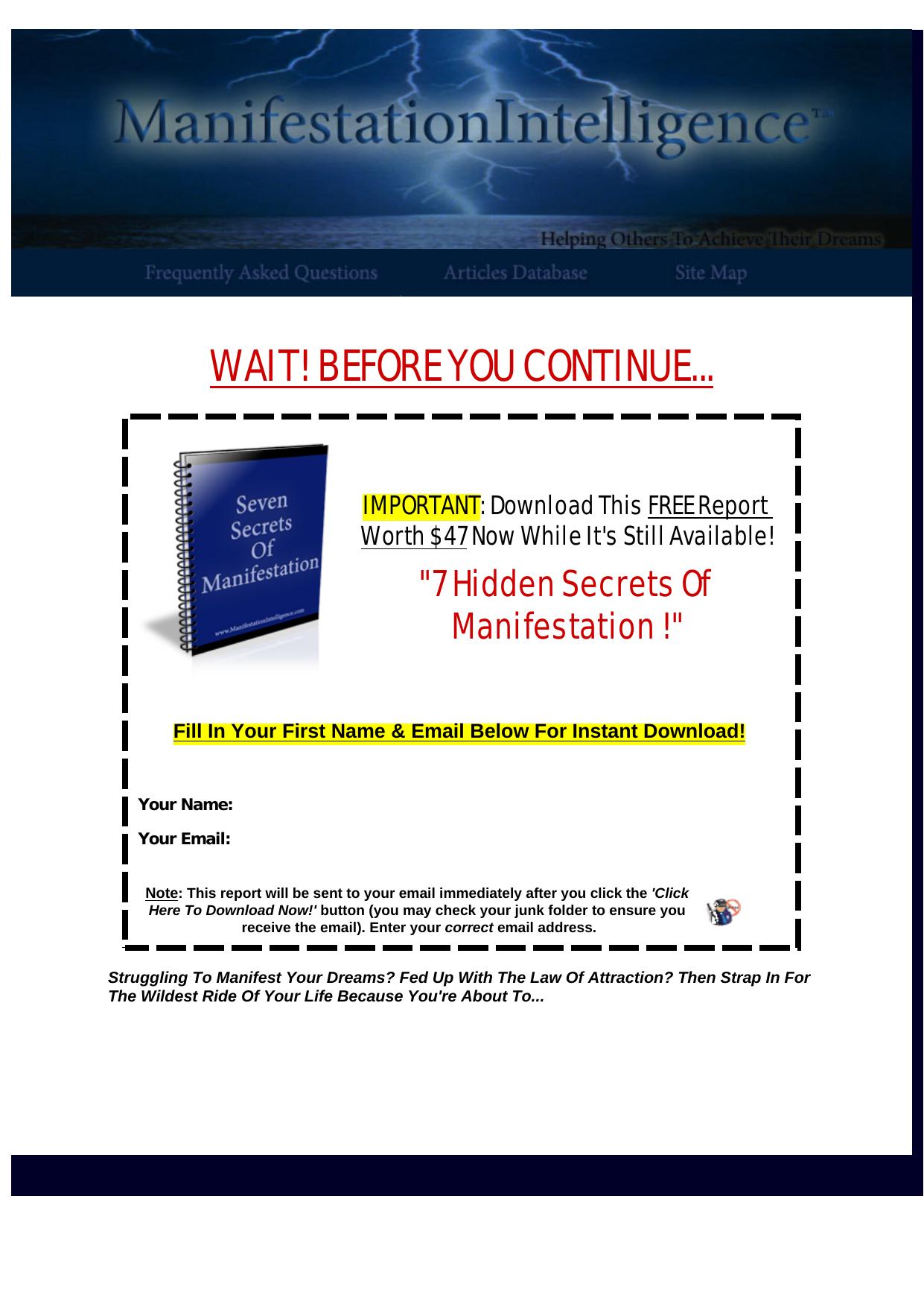 The Complete Guide To Manifestation- The Laws Of Mind System. by Best of Kuszter's Collection