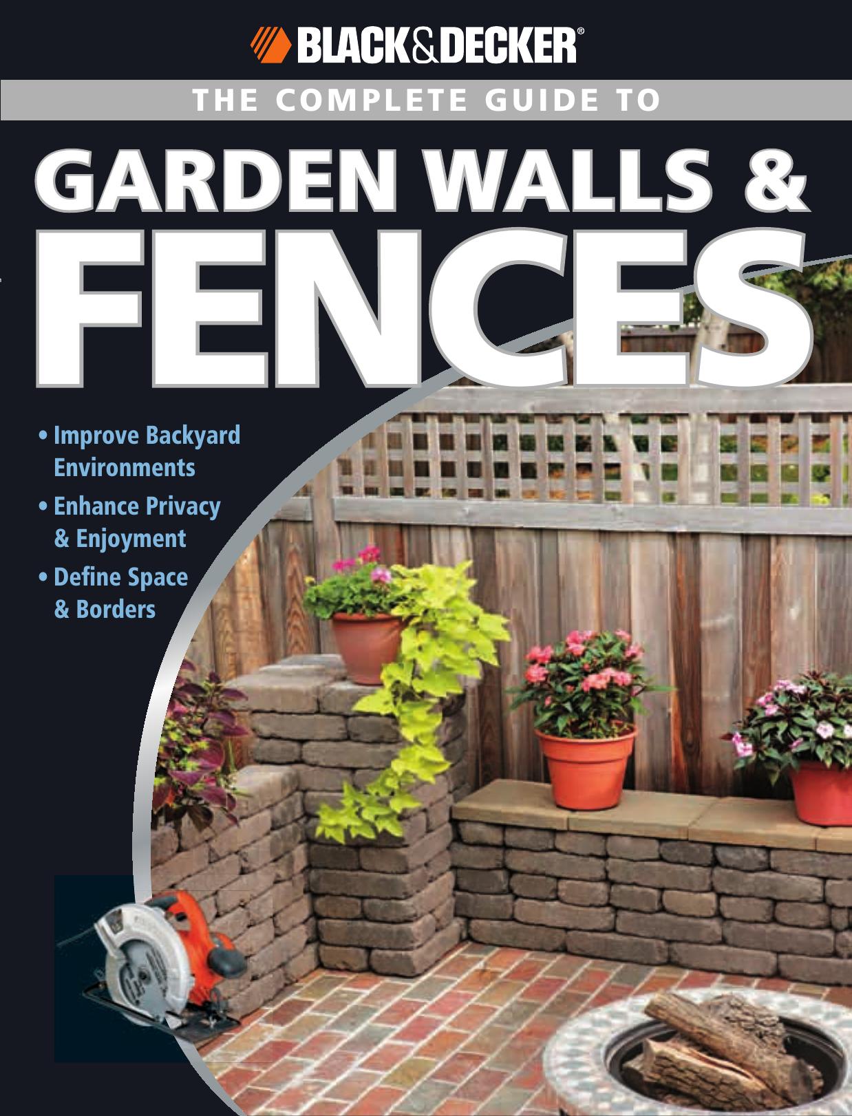 The Complete Guide to Garden Walls & Fences by Phil Schmidt