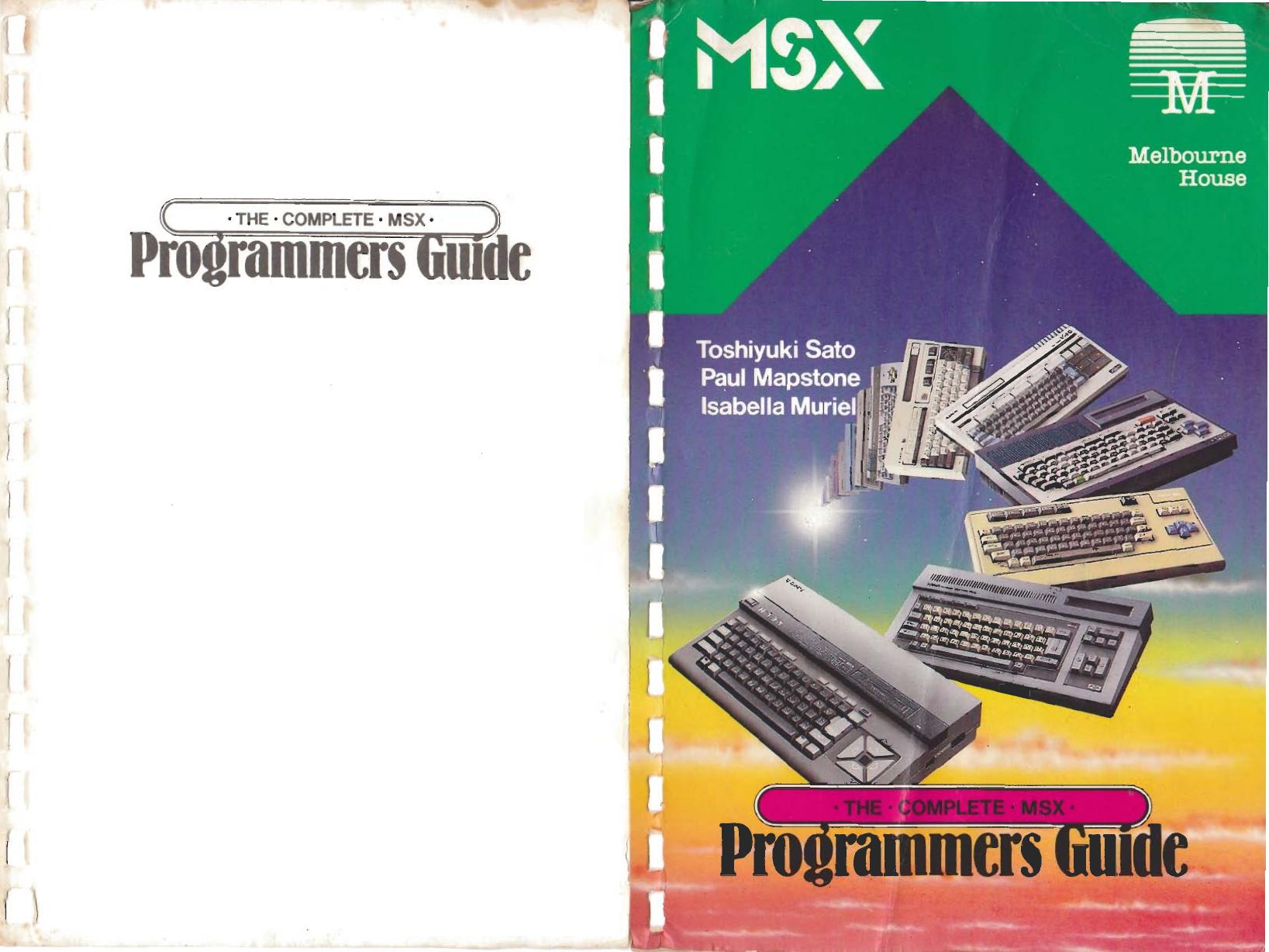The Complete MSX Programmers Guide by Unknown