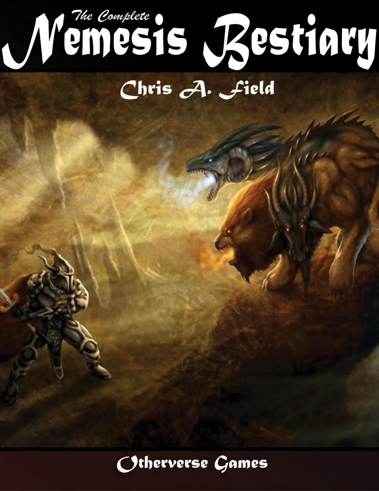 The Complete Nemesis Bestiary by Unknown