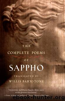 The Complete Poems of Sappho by Willis Barnstone