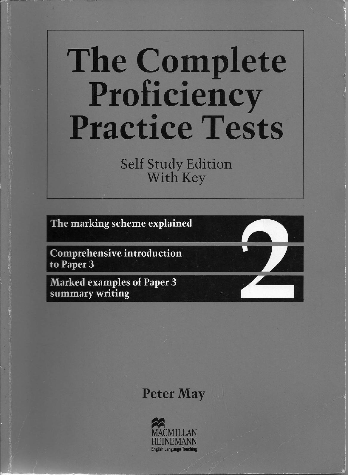 The Complete Proficiency Practice Tests 2 - Self Study Edition With Key by May Peter