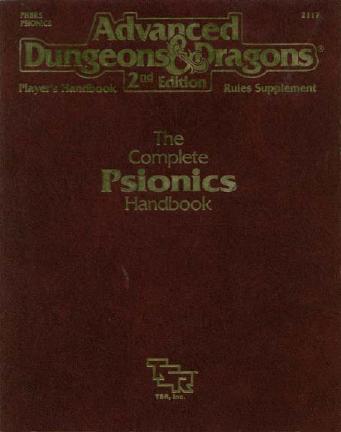 The Complete Psionics Handbook by Steve Winter