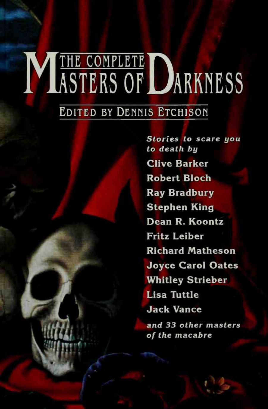 The Complete masters of darkness by Etchison Dennis