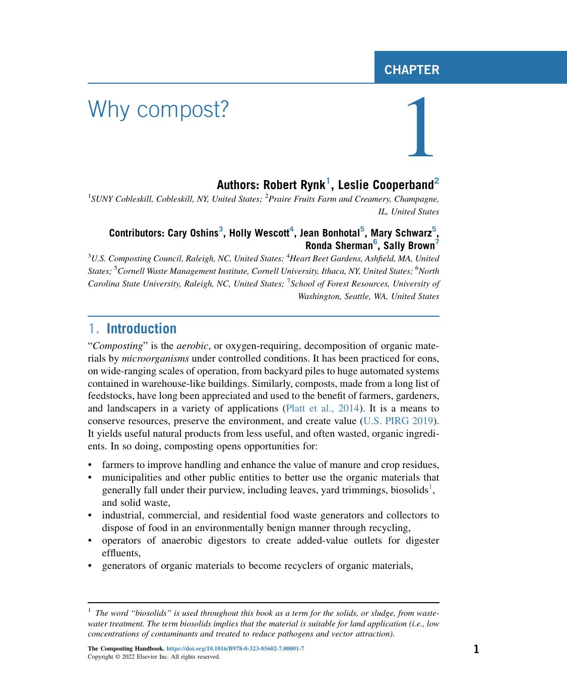 The Composting Handbook: A how-to and why manual for farm, municipal, institutional and commercial composters by Robert Rynk Ginny Black Jane Gilbert