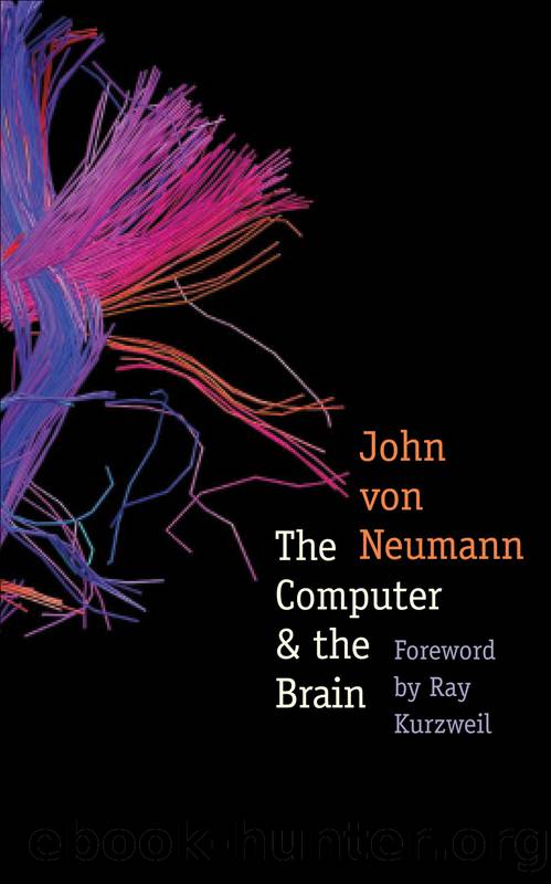 The Computer and the Brain by John von Neumann
