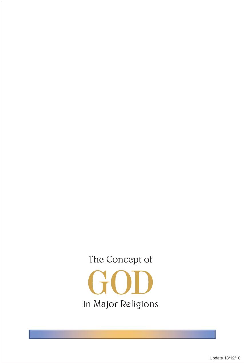 The Concept of God in Major Religions by Zakir Naik