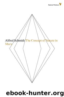 The Concept of Nature In Marx by Alfred Schmidt