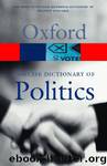 The Concise Oxford Dictionary of Politics by Iain McLean