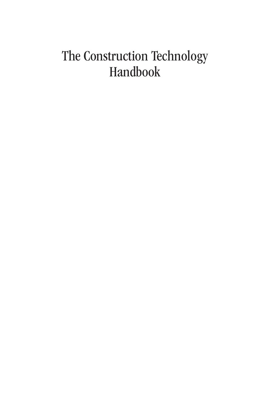 The Construction Technology Handbook by Making Sense of Artificial Intelligence & Beyond
