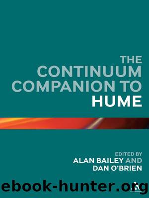 The Continuum Companion to Hume by O'Brien Dan;Bailey Alan;