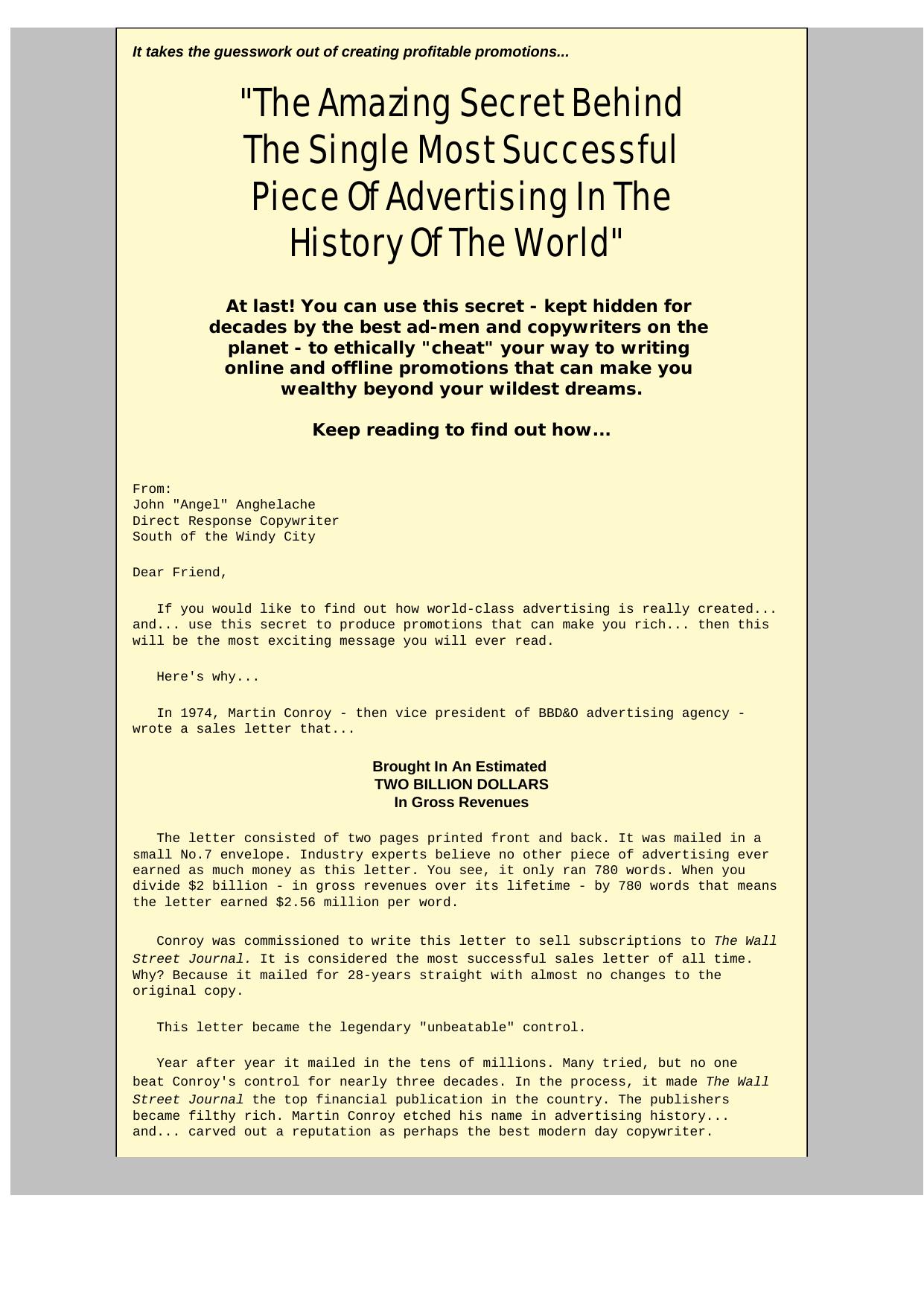 The Copywriting Crash Course. by Best of Kuszter's Collection