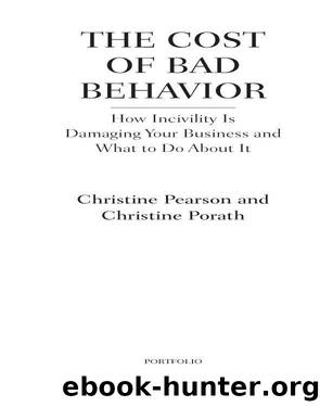 The Cost of Bad Behavior by Christine Pearson