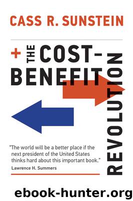 The Cost-Benefit Revolution by Sunstein Cass R.;