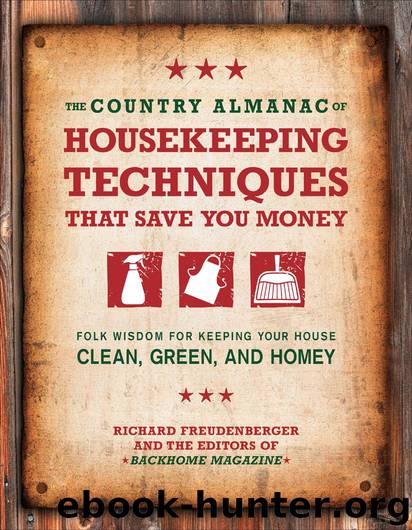 The Country Almanac of Housekeeping Techniques That Save You Money by Richard Freudenberger