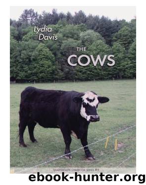 The Cows by Lydia Davis