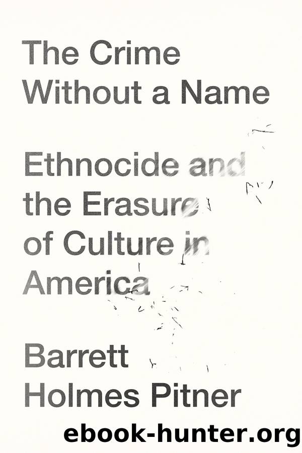 The Crime Without a Name: Ethnocide and the Erasure of Culture in America by Barrett Holmes Pitner