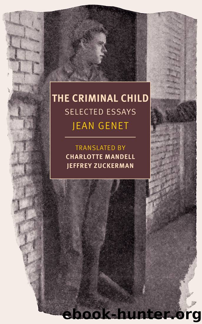 The Criminal Child by Jean Genet