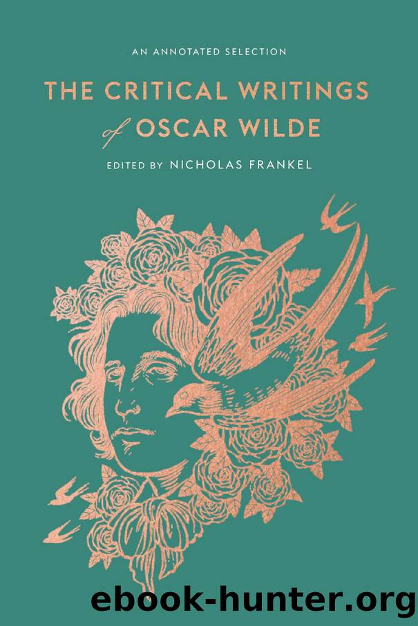 The Critical Writings of Oscar Wilde by Oscar Wilde