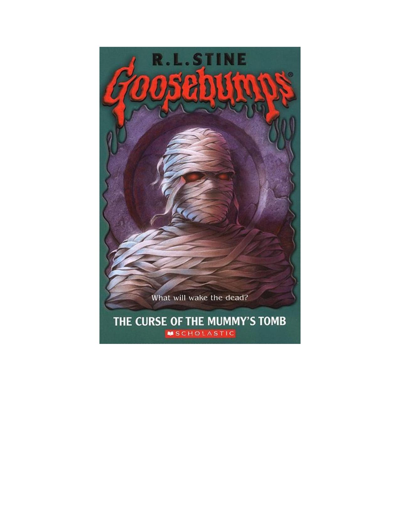 The Curse of the Mummy's Tomb by R. L. Stine