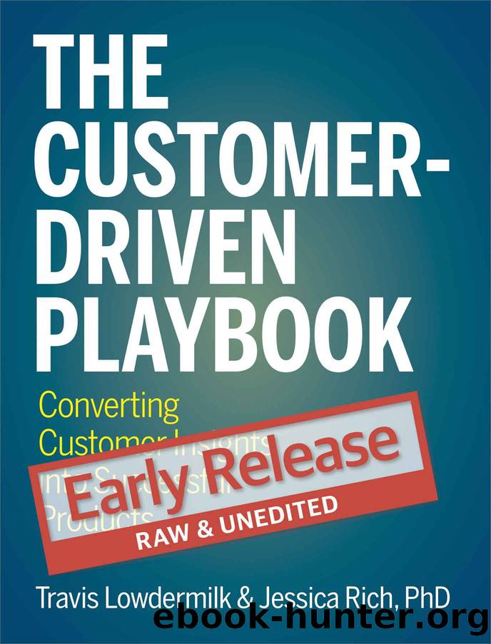 The Customer-Driven Playbook by Jessica Rich Travis Lowdermilk