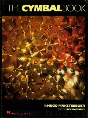 The Cymbal Book by Hugo Pinksterboer