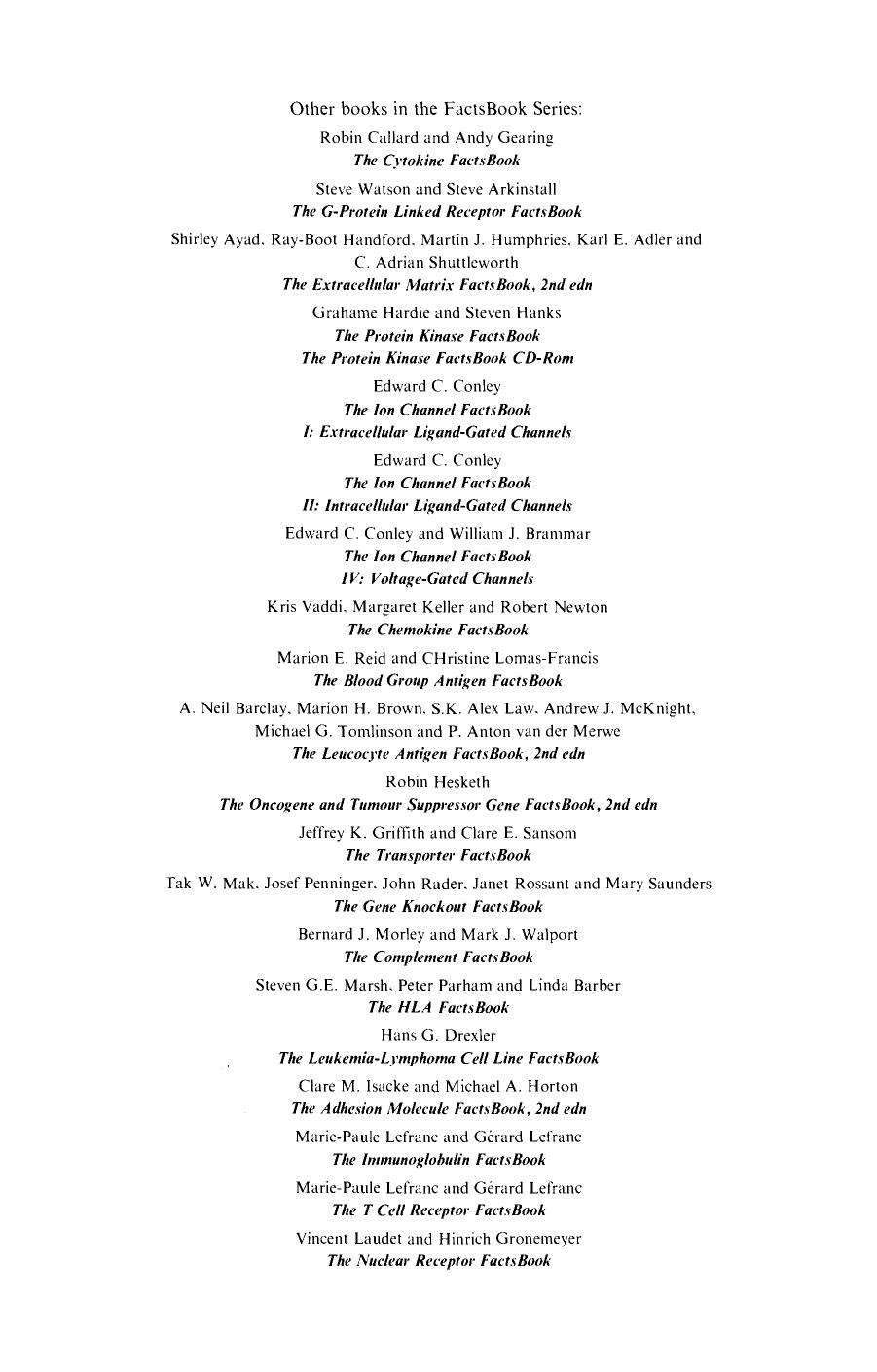 The Cytokine Facts: Book and Webfacts by Katherine A. Fitzgerald Luke A.J. O'Neill Andy J.H. Gearing and Robin E. Callard (Auth.)