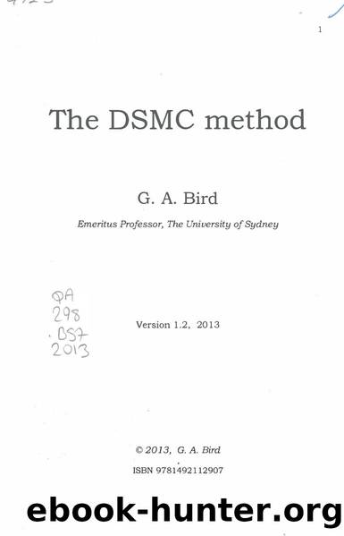 The DSMC Method by G. A. Bird